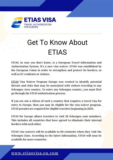 Get To Know About Etias Etias Visa Europe Flip Pdf Online Pubhtml5