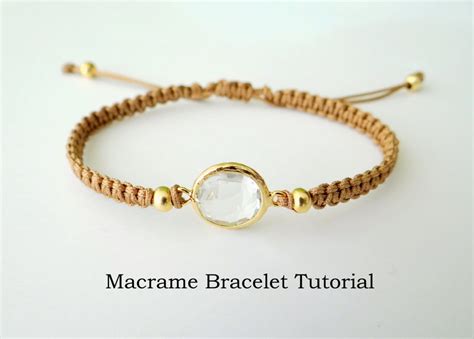 Macrame Bracelet Tutorial Etsy