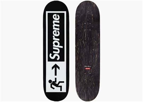 Supreme Exit Skateboard Deck Black