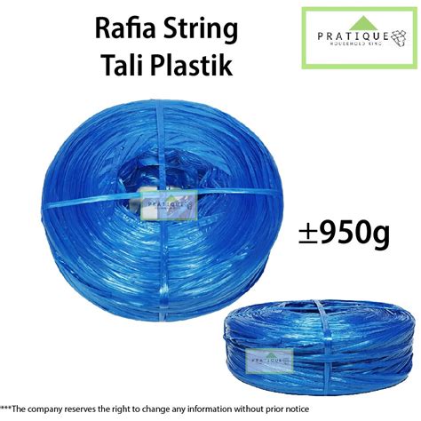 Raffia String Plastic String Rope Tali Rafia Plastik Shopee