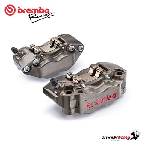 Brembo Racing Cnc P Mm Pitch Radial Calipers Sx Dx With