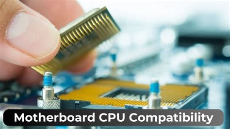 How To Check Motherboard CPU Compatibility? - ElectronicsHub