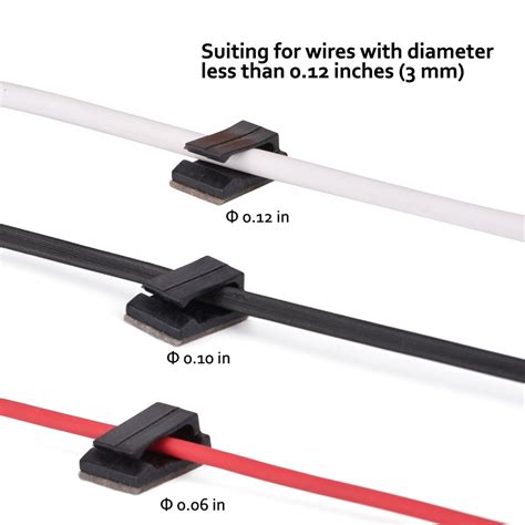 Cables Connectors 6 Mm Open Arm Strong 9 Mm Aluminium Self Adhesive