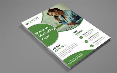 Corporate business marketing flyer on Behance