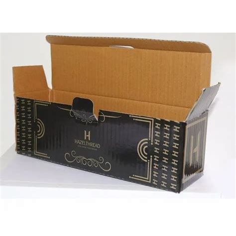 Single Wall Ply Printed Corrugated Shoe Packaging Box At Rs Piece