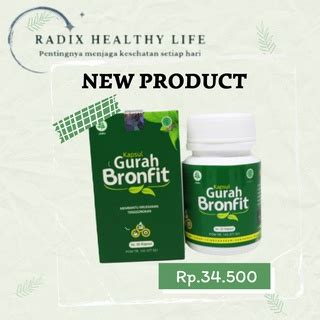 Jual Kapsul Gurah Bronfit Naturafit Sigurah Obat Batuk Sakit