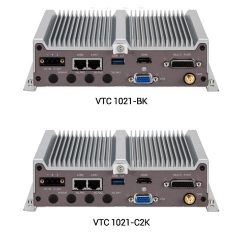 Nexcom VTC 1021 BK C2K Intel Atom X5 E3940 Fanless In Vehicle Computer