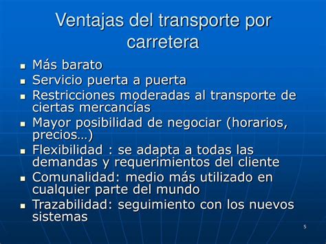 Ventajas Y Desventajas Sobre El Transporte Transporte Tradicional Y E