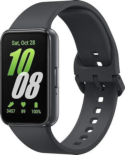 Samsung Galaxy Fit3 (Gray), 40mm AMOLED Display with Aluminium Body ...