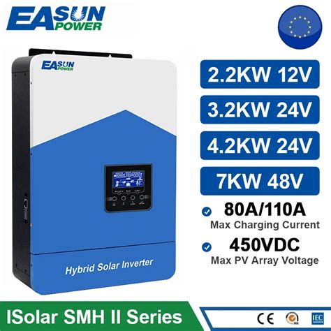 Easun Powland Hybrid Solar Inverter Kw W Vac Pure Sine Wave