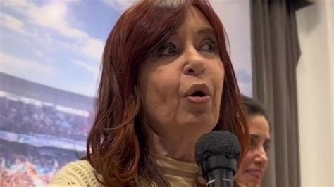 El Mensaje De Cristina Kirchner Tras El Acto De Milei La Memoria