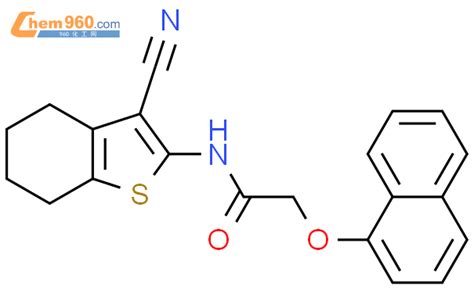 389066 49 3 N 3 Cyano 4 5 6 7 Tetrahydro Benzo B Thiophen 2 Yl 2