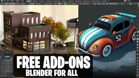 Best Free Blender Add Ons Youtube