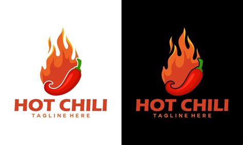 Premium Vector Hot Chile Logo Design Concept Vector Template Spicy Chili Logo Icon Premium Vector