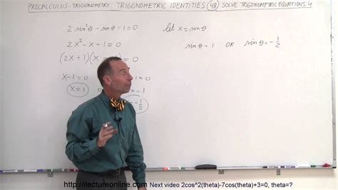 Precalculus Trigonometry Trig Identities Of Solve Sin