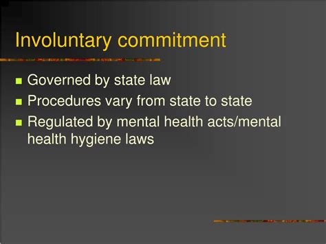 Ppt Involuntary Commitment Powerpoint Presentation Free Download