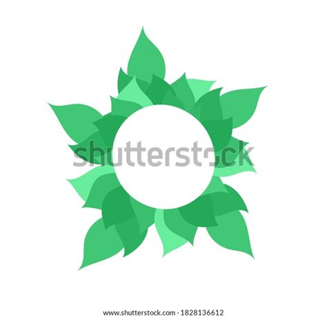 Green Leaves Banner Vector Isolated Stock Vector Royalty Free