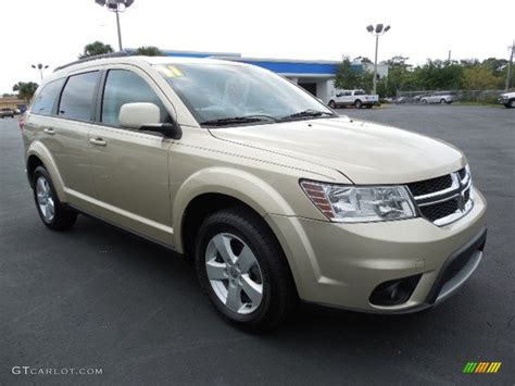 White Gold Metallic 2011 Dodge Journey Mainstreet Exterior Photo