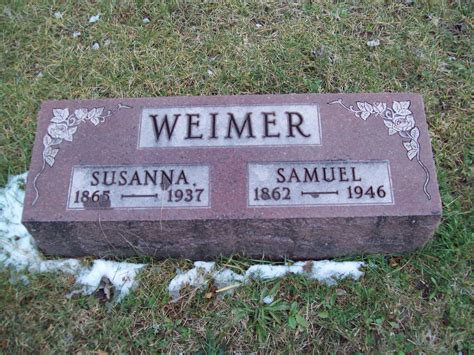 Susanna Lydia Simon Weimer 1865 1937 Homenaje De Find A Grave