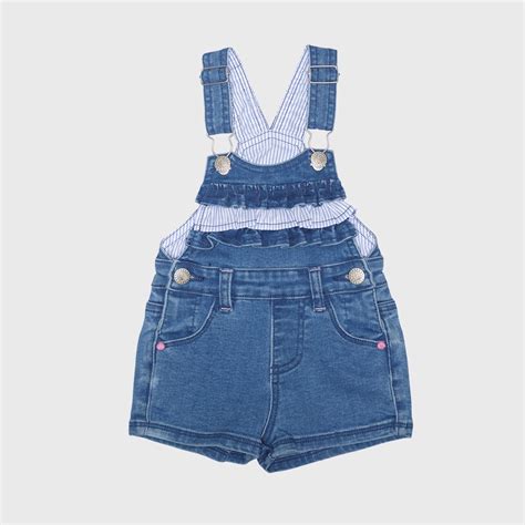 Ripley JARDINERA BEBÉ NIÑA DENIM PILLÍN