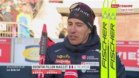 Quentin Fillon Maillet Apr S Le Relais Mixte D Antholz Anterselva