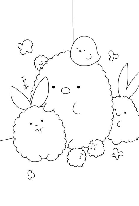 Fise De Colorat Cu Sumikko Gurashi Coloring Page Desc Rca I