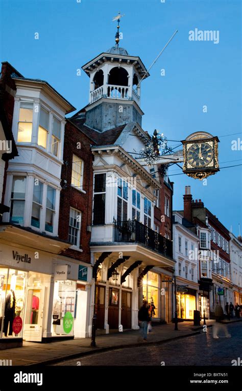 Guildford Town Clock Hi Res Stock Photography And Images Alamy