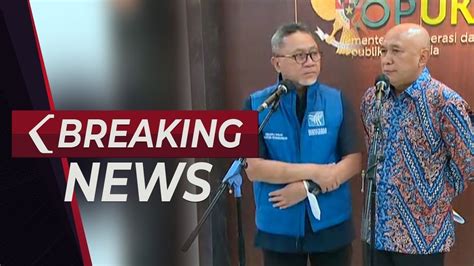 Breaking News Mendag Zulkifli Hasan Dan Menkop Ukm Teten Masduki