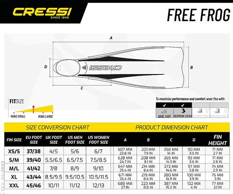 Cressi Snorkeling Fins FREE FROG Fins