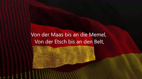 Deutschland Deutschland Ber Alles Hymne Deutschland Ger Kwl