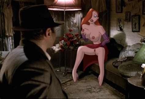 Rule 34 Adamantp Disney Eddie Valiant Jessica Rabbit Nipples Pussy