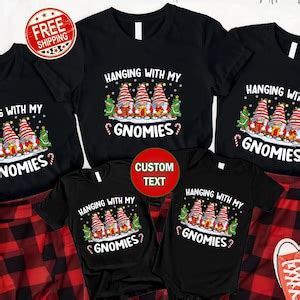 Hanging With My Gnomies Shirt Christmas Gnomies Tee Shirt Funny