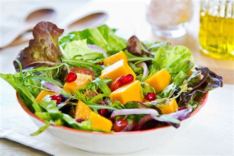 Ensalada De Mango Y Granada Disfruta Verdura