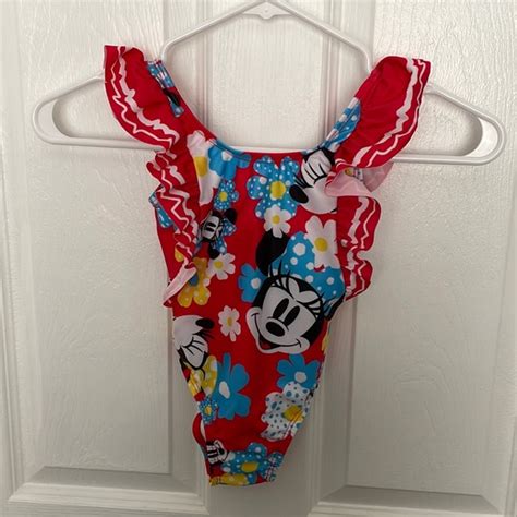 Disney Swim Nwot Minnie Mouse Bathing Suit 824 Months Poshmark