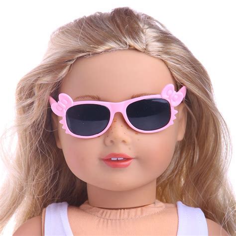 Bowknot Frame Fashion Glasses Fit For American Girl Doll 18 Inch American Girl Accessories