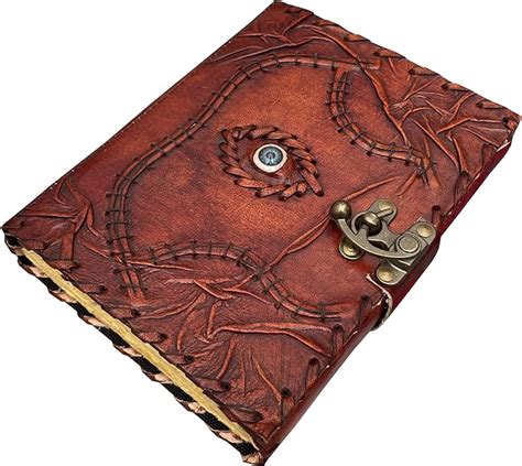 Amazon KMAAC Hocus Pocus Book Of Spells Leather Journal Deckle