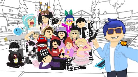 Artstation Roblox Typical Games Group Selfie Wip