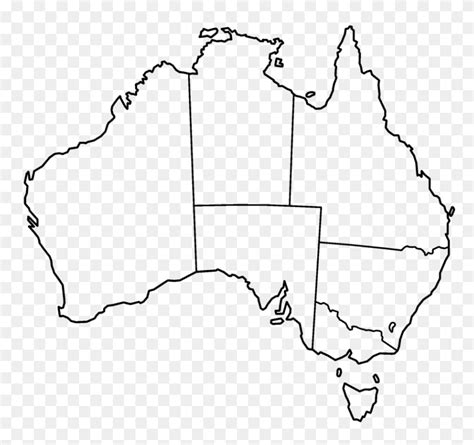 Australia States Blank Blank Png Flyclipart