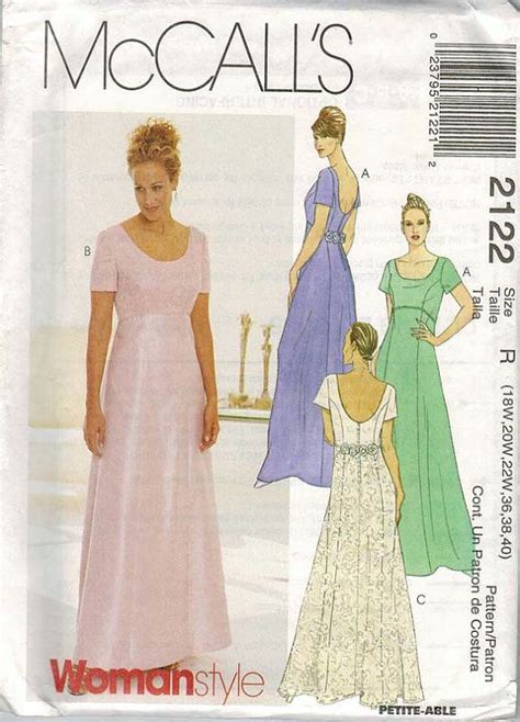 Mccalls 2122 Plus Size Maxi Dress Pattern Sizes By Aseamintime 800 Formal Dresses Gowns