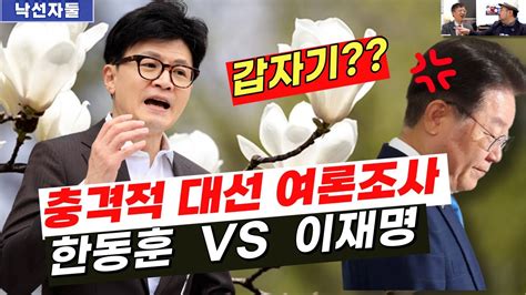 Ep40 갑자기 대선 여론조사 한동훈 Vs 이재명 목련파워 Vs 절대권력 승자는 Mbn 차기 대선 양자대결