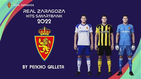 Real Zaragoza Kits Laliga Smartbank Pes Ps Youtube