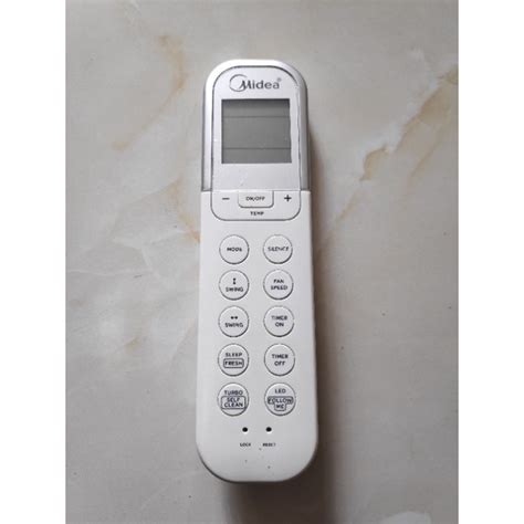 Jual Remote AC Midea TYPE RG36F BGEF 3VDC Remot AC Midea Shopee