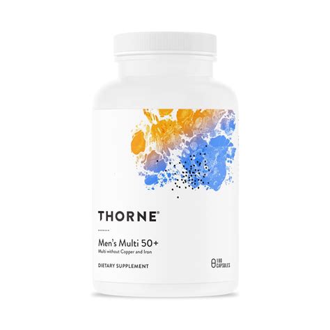 Thorne Men S Multi 50 With Minerals Magnesium Daily Multivitamin