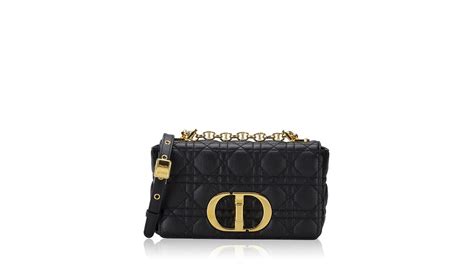 Christian Dior Calfskin Cannage Small Caro Bag Black Youtube