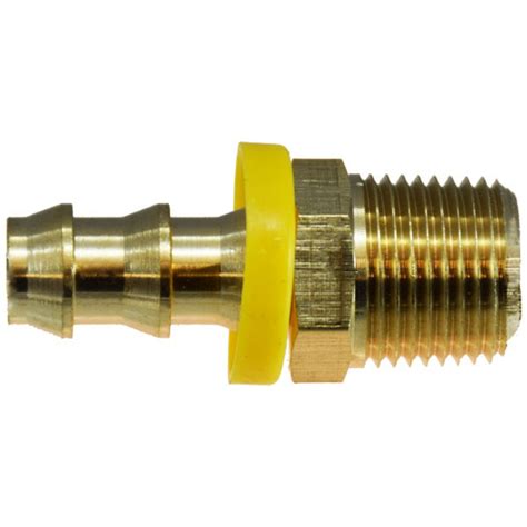 Cws Brass 1 4 X 3 8 Male Hose Barb Adapter Pipe Fitting Car Wash Superstore