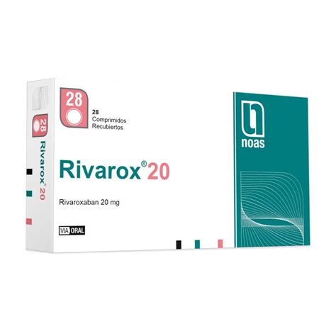 Rivarox 20 Mg 28 Comp — Farmacia El Túnel