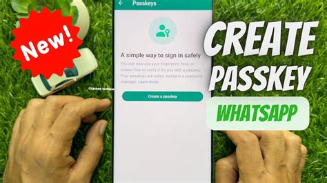 How To Create A Passkey On Whatsapp Whatsapp New Update Youtube