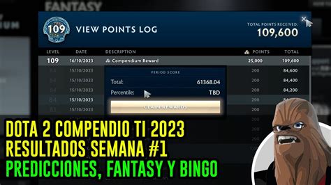 DOTA 2 COMPENDIO TI 2023 RESULTADOS SEMANA 1 PREDICCIONES FANTASY Y