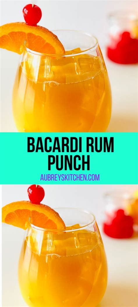 Bacardi Rum Punch Recipe In 2024 Rum Drinks Recipes Spiced Rum