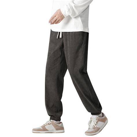 Eashery Men Pants Stretch Relaxed Fit Straight Leg Cargo Pant Relaxed Fit Sweatpant Linen Pants